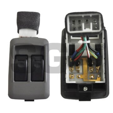 SGR 25333 CAM KALDIRMA ANAHTARI  KİA BONGO ÇİFTLİ 6P CAM DÜĞMESİ