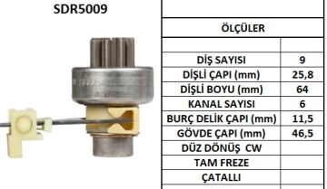 SDR5009  MARS DISLISI - 9DIS FIAT TIPO 1.4,1. 6 -LANCIA DEDRA 1.6