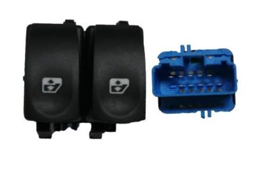 AN0455 ANAHTAR CAM  RENAULT CLIO III SOL MAVI  SOKET