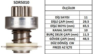 SDR5010  MARS DISLISI-11DIS AUDI-FIAT ARGENTA ,CROMA,REGATA,UNO D - LANCIA BETA,DELTA,PROSMA,THEMA