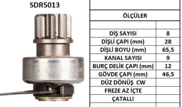 SDR5013  MARS DISLISI-8DISNISSAN DATSUN PRIME RA,BERLINA 2.0