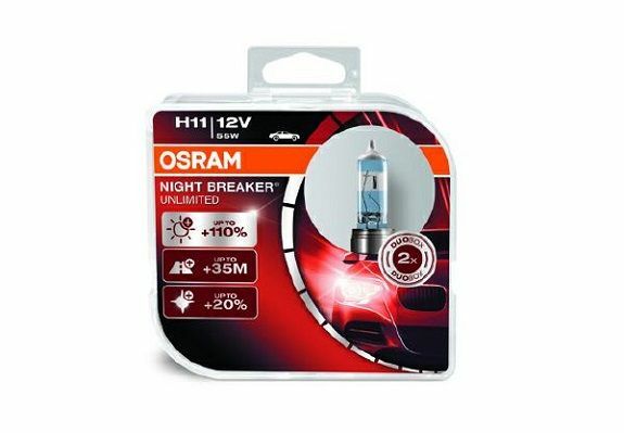 64211 NBU 01B 12V H11%110 FAZLA IŞIK+4000K BEYAZ  IŞIK  TAKIM