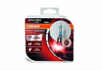 64211 NBU 01B 12V H11%110 FAZLA IŞIK+4000K BEYAZ  IŞIK  TAKIM
