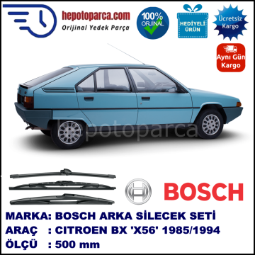 CITROEN BX [X56] 500 mm 07.1985-12.1994 BOSCH Arka Silecek