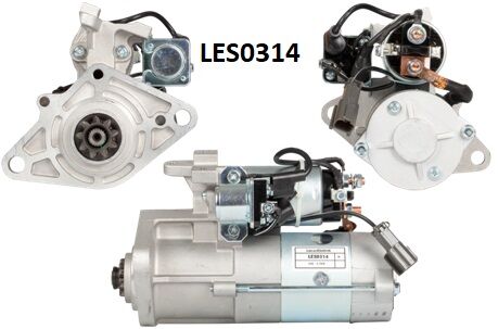 LUCAS LES 0314  MARŞ MOTORU 24V 9D YARDIMCI OTOMATİKLİ MITSUBISHI CANTER Y.M
