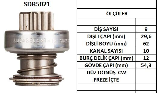 SDR5021  MARS DISLISI-9DIS  BMW-LANCIA-OPEL