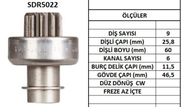 SDR5022  MARS DISLISI-9DIS SEAT AROSA 1.0,1.4 L,CORDOBA 1.0,IBIZA II 1.0,1.4L - VW LUPO 1.0,1.4,POLO 1.0,1.4L