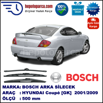 HYUNDAI Coupé [GK] 500 mm 10.2001-08.2009 BOSCH Arka Silecek