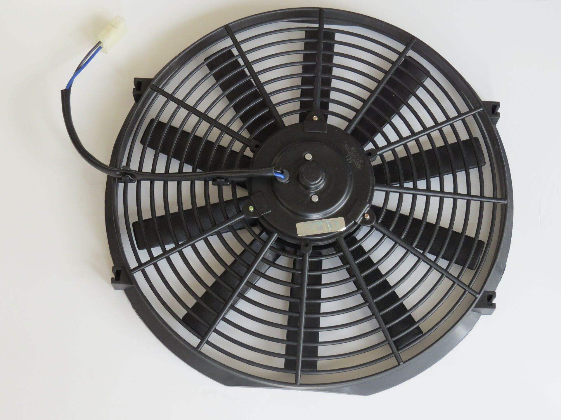 MEDOR 10054    FAN MOTORU 12V DÜZ KANAT 11 İNÇ