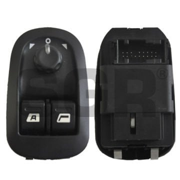 SGR 25370 CAM KALDIRMA ANAHTARI  PEUGEOT 206 ÇİFTLİ   CAM DÜĞMESİ