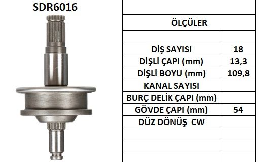 SDR6016  MARS DISLISI-18DIS FIAT IVECO