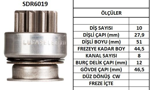 SDR6019  MARS DISLISI-10DIS CHRYSLER-DODGE