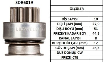 SDR6019  MARS DISLISI-10DIS CHRYSLER-DODGE