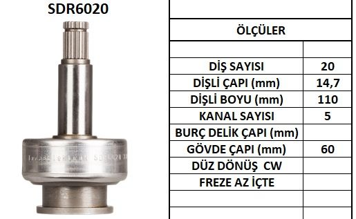SDR6020  MARS DISLISI-20DIS FORD CARGO-MITSUB ISHI CANTER Y.M