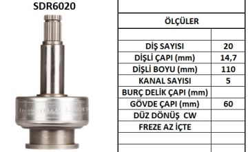 SDR6020  MARS DISLISI-20DIS FORD CARGO-MITSUB ISHI CANTER Y.M