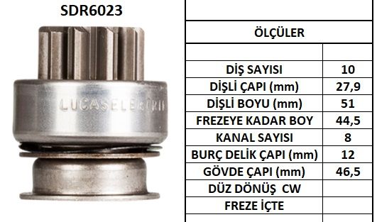 SDR6023  MARS DISLISI-10DIS MITSUBISHI CHEROK EE JEEP 6E