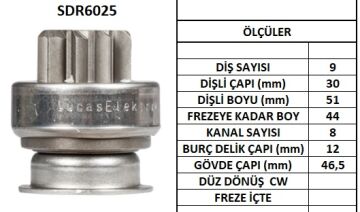 SDR6025  MARS DISLISI-9DIS  MITSUBISHI-SUZUKI  VITARA-NISSAN DATSUN