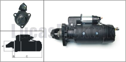 LES 0450  MARŞ MOTORU 24V 7,5KW 11D CAT-DEV FATİH BMC 42mt