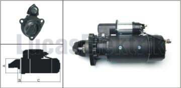 LES 0450  MARŞ MOTORU 24V 7,5KW 11D CAT-DEV FATİH BMC 42mt