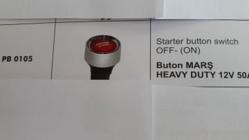 BUTON MARŞ (KUVVETLİ) 12V 50A DC