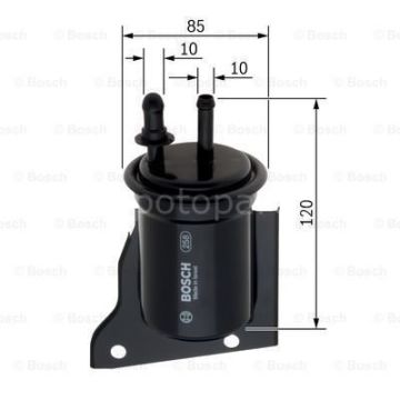 SUBARU Forester 2.5i Turbo 4x4 06.2005 - 11.2007 BOSCH BENZİN FİLTRESİ