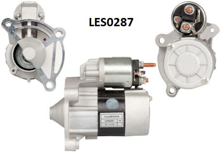 LUCAS LES 0287  MARŞ MOTORU 12V 9D. PEUGEOT 106/206/306 CITROEN C2 C3