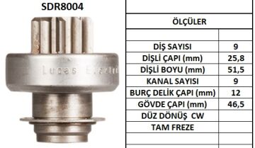 SDR8004  MARS DISLISI-9DIS CITROEN-PEUGEOT 20 5,305,309,405,605 - RENAULT SAFRANE 2.0,2.2
