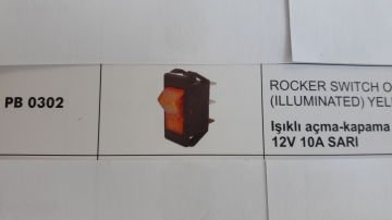 IŞIKLI AÇMA KAPAMA ANAHTARI MİDİ 12