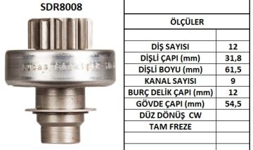 SDR8008  MARS DISLISI-12DIS R18,R12 DIZEL,ESC APE T,FUEGO TDMASTER D