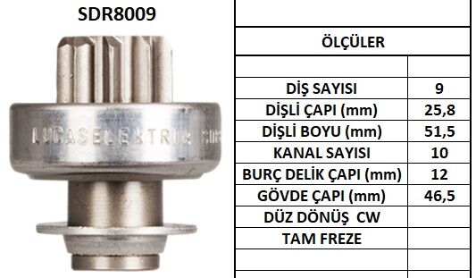 SDR8009  MARS DISLISI-9DIS CITROEN-PEUGEOT 10 6,306,405,406,806 - RENAULT - VOLVO