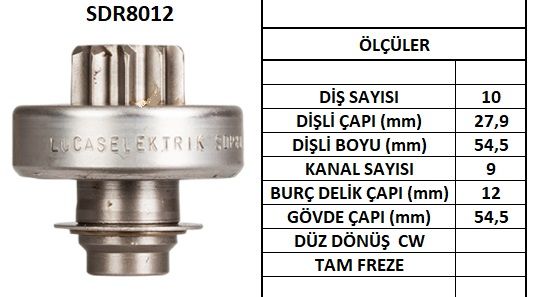 SDR8012  MARS DISLISI-10DIS CITROEN XSARA ZXD  -PEUGEOT 106DROVER 115D-TATRA PICKUP