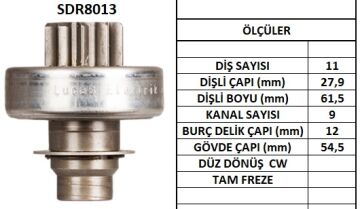 SDR8013  MARS DISLISI-10DIS  CITROEN BX,C15,V ISA-PEUGEOT 205D305D,405D,TALBOT HORIZON D