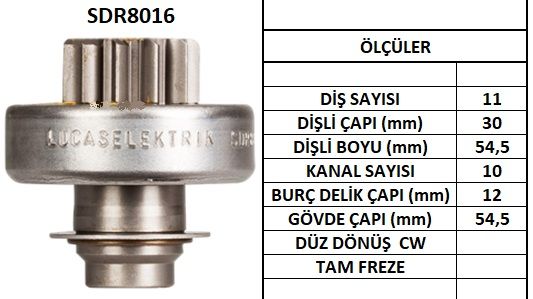 SDR8016  MARS DISLISI-11DIS  MERCEDES CLASS C ,E,M,S,V,CLK,SPRINTER,VITO ENGINE D/TD