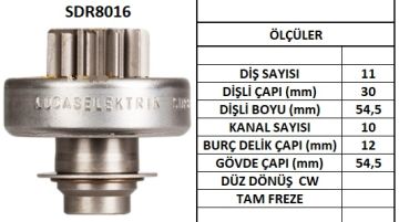 SDR8016  MARS DISLISI-11DIS  MERCEDES CLASS C ,E,M,S,V,CLK,SPRINTER,VITO ENGINE D/TD