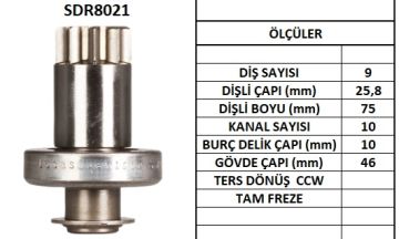 SDR8021  MARS DISLISI-9DIS VOLKSWAGEN FOX,POL O,LUPO