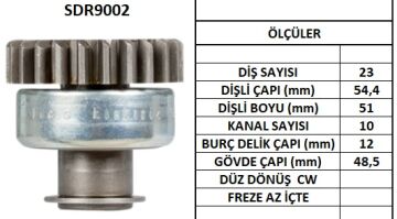SDR9002  MARS DISLISI-23DIS FORD ESCORT 1.3,1 .8 Y.M.SIK FRZ,FIESTA 1.0
