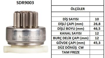 SDR9003  MARS DISLISI-10DIS FORD ESCORT TD,MO NDEO 1.6,2.0,4X4