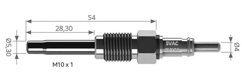 SVAC-934 SV190 KIZIDIRMA BUJİSİ ALFA ROMEO 156 2.4 JTDİ