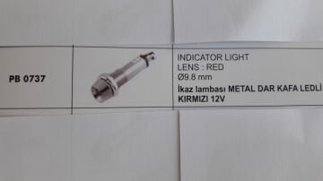 ENG PB 0737 ENG İKAZ LAMBASI METAL DAR KAFA LEDLİ SARI 12V