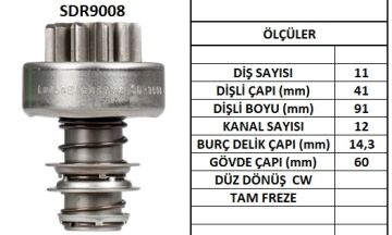 SDR9008  MARS DISLISI-11DIS ZETOR TRAKTOR