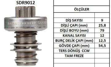 SDR9012  MARS DISLISI-9DIS SKODA FAVORIT,FELI CIA-MITSUBISHI