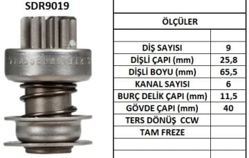 SDR9019  MARS DISLISI-9DIS  FIAT 126 BIS,UNO, POLSKY TERS FRZ