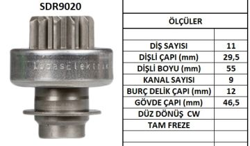 SDR9020  MARS DISLISI-11DIS FORD JEEP JPX - R ENAULT CLIO,EXPRESS D,R19 D