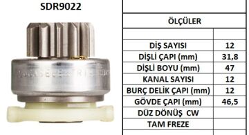 SDR9022  MARS DISLISI-12DIS FORD MERCURY
