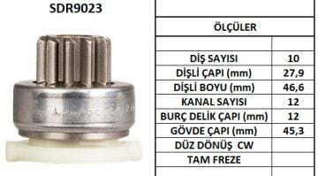 SDR9023  MARS DISLISI-10DIS  FORD BRONCO,F SE RI PICKUP,RANGERTAURUS,TEMPO
