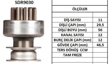 SDR9030  MARS DISLISI-11DIS LADA SAMARA ISKRA  TIP