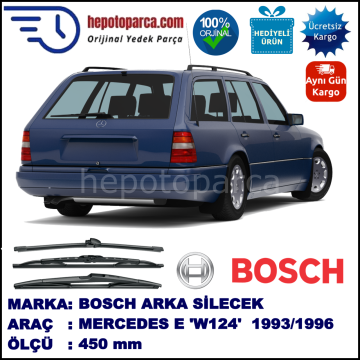 MERCEDES-BENZ Serie E (T-Modell) [124] 450 mm 07.1993-05.1996 BOSCH Arka Silecek