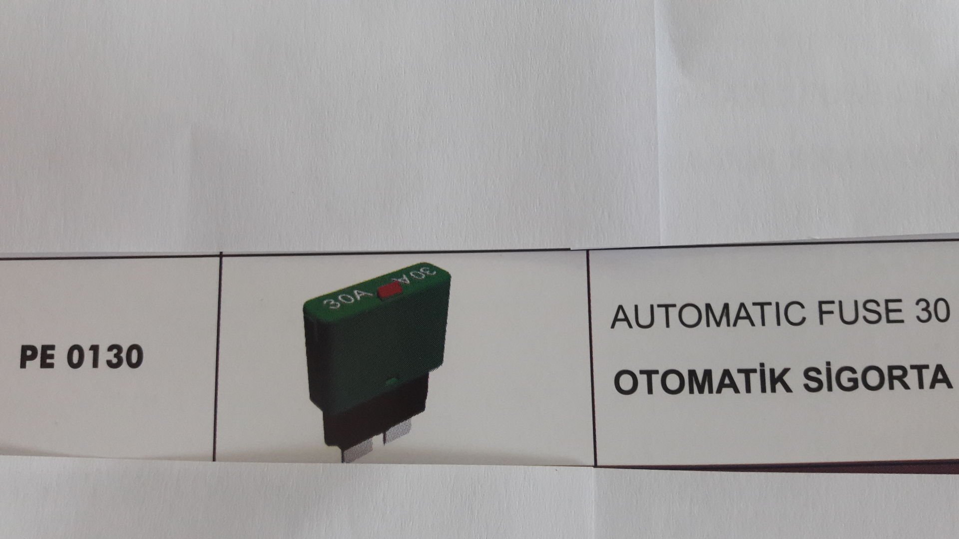 ENG PE 0130 ENG OTOMATİK SİGORTA 30 AMP.