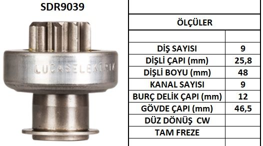 SDR9039  MARS DISLISI-9DIS RENAULT CLIO,R19
