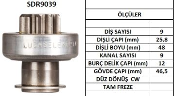 SDR9039  MARS DISLISI-9DIS RENAULT CLIO,R19